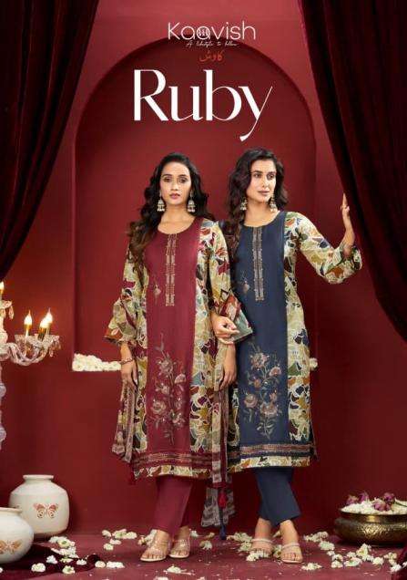 KAAVISH SUIT RUBY PRINTED KURTI WHOLESALER