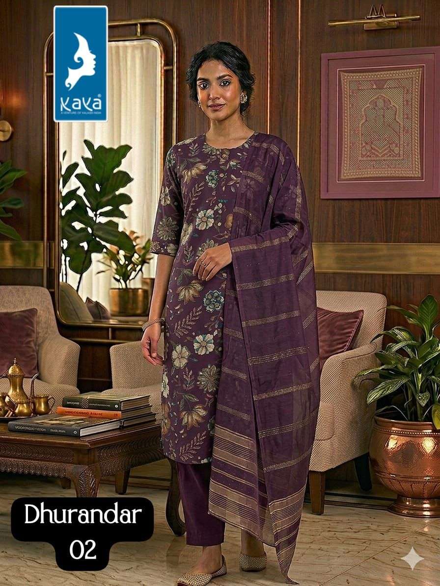 KAYA  KURTI DHURANDHAR  3XL to 5XL PRINTED KURTI WHOLESALER 