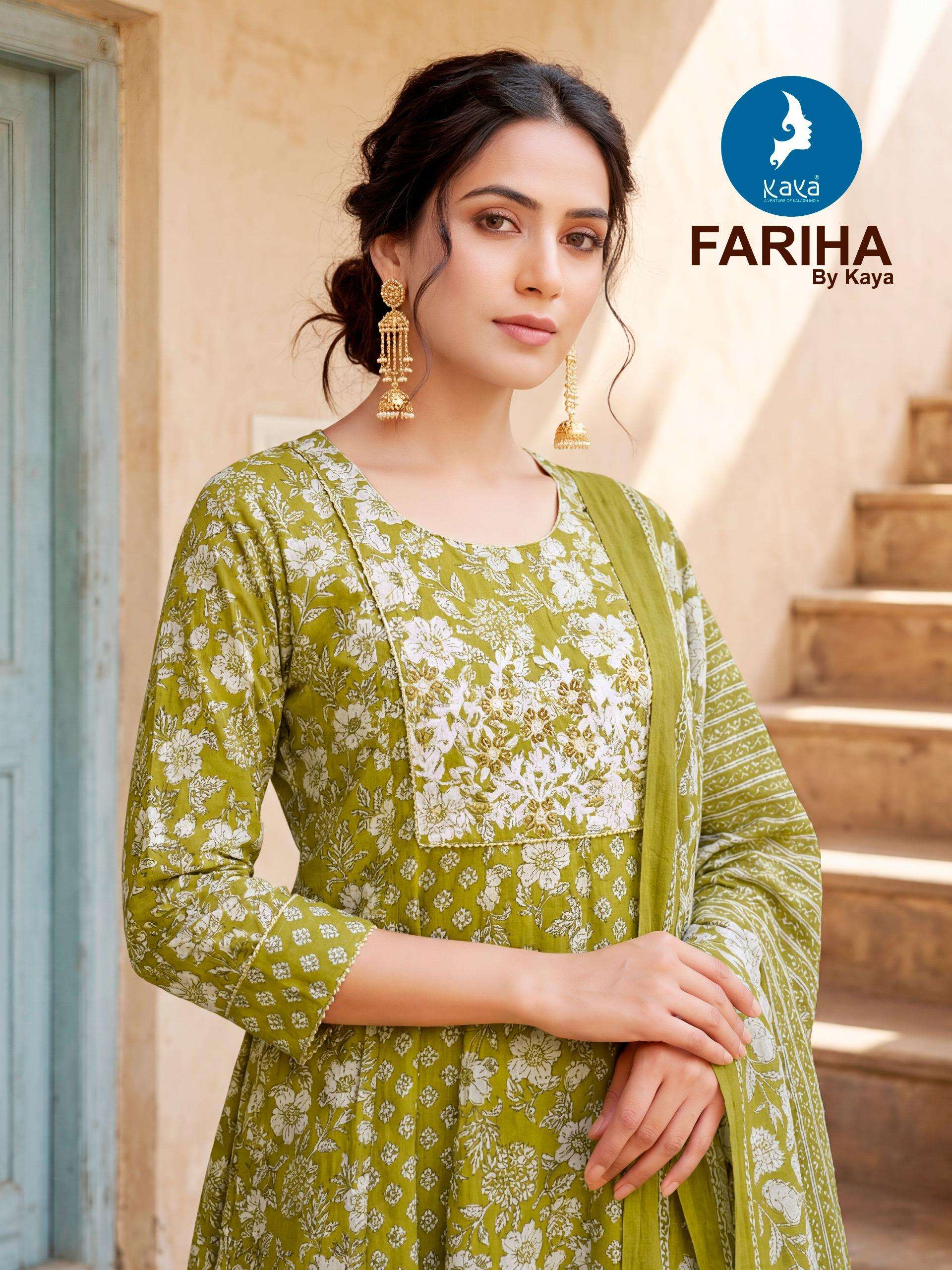 KAYA KURTI FARIHA PRINTED KURTI WHOLESALER 