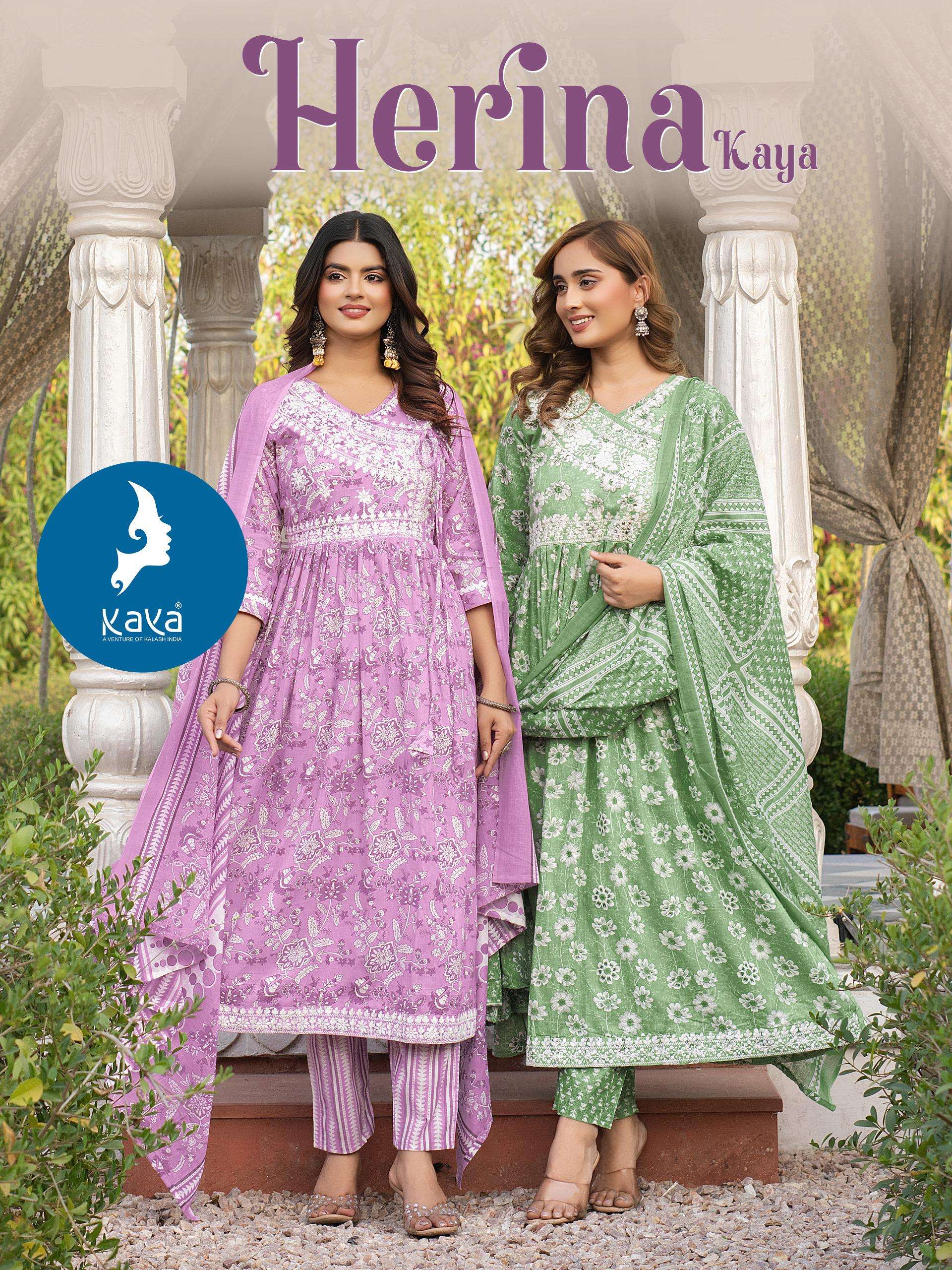 KAYA KURTI HERINA PRINTED KURTI WHOLESALER 