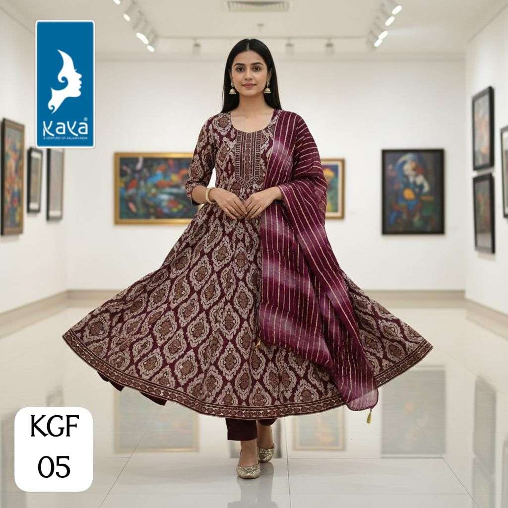 KAYA KURTI KGF PRINTED KURTI WHOLESALER 