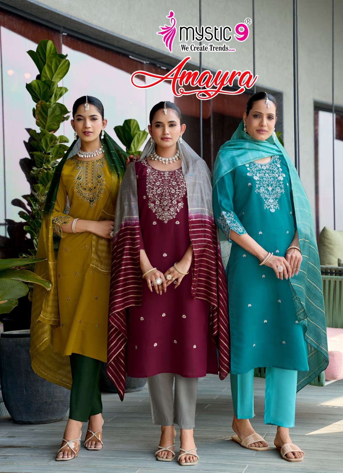MYSTIC 9 KURTI AMAYRA VOL 2 PRINTED KURTI WHOLESALER 