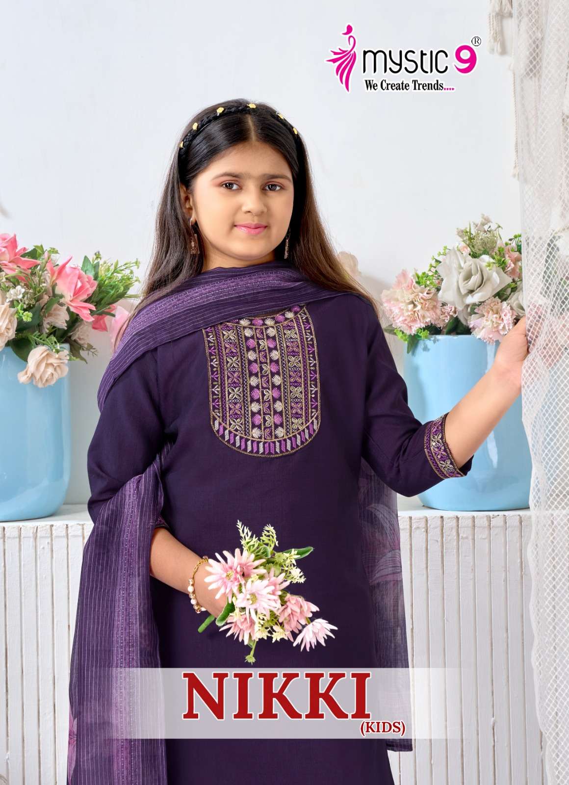 MYSTIC 9 KURTI NIKKI (KIDS) VOL 2 PRINTED KURTI WHOLESALER 