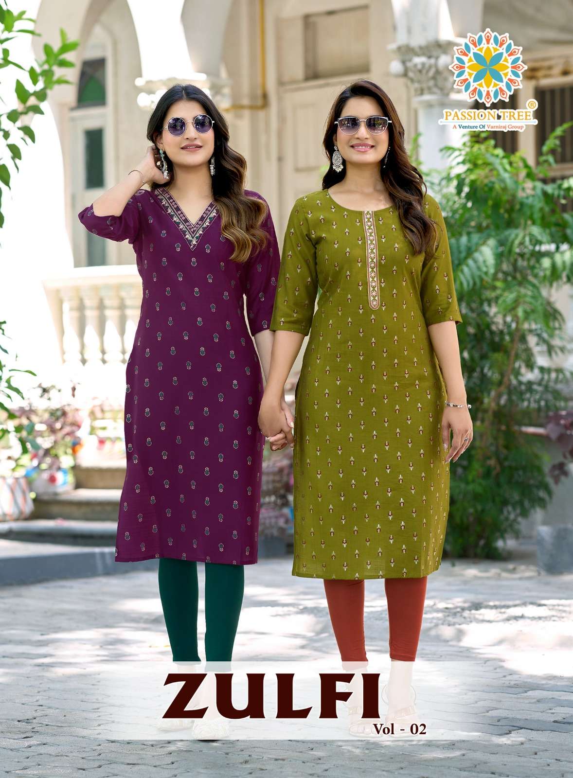  PASSION TREE ZULFI  Vol.2 PRINTED KURTI WHOLESALER 