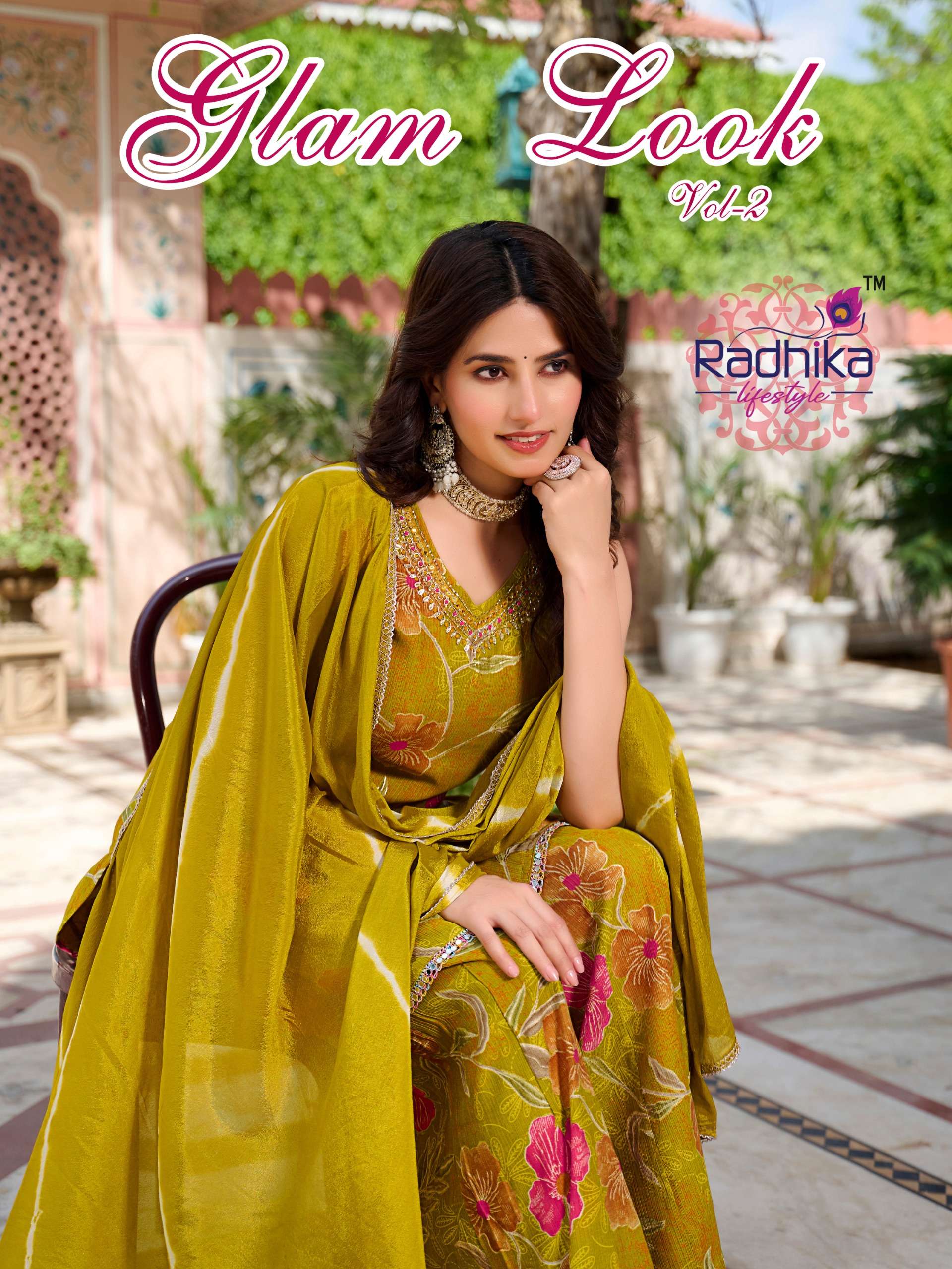 RADHIKA LIFE STYLE Glam look VOL 2 PRINTED KURTI WHOLESALER 