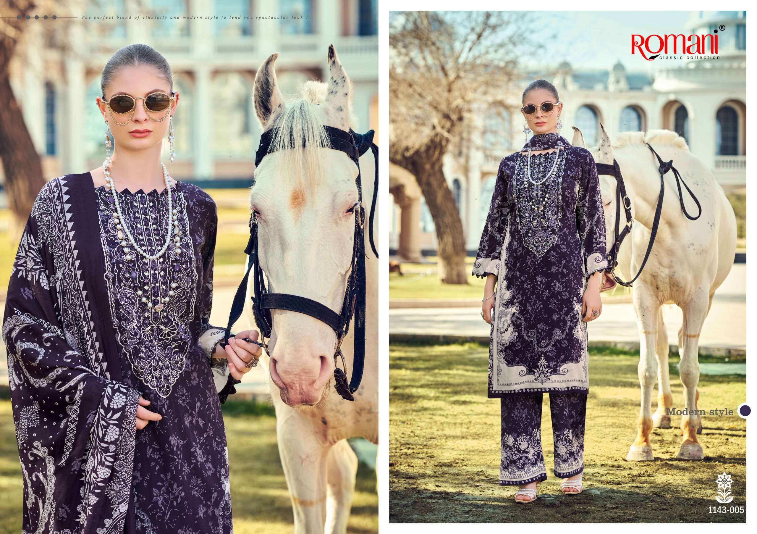 ROMANI SUIT MAHIRA VOL 8 PRINTED KURTI WHOLESALER
