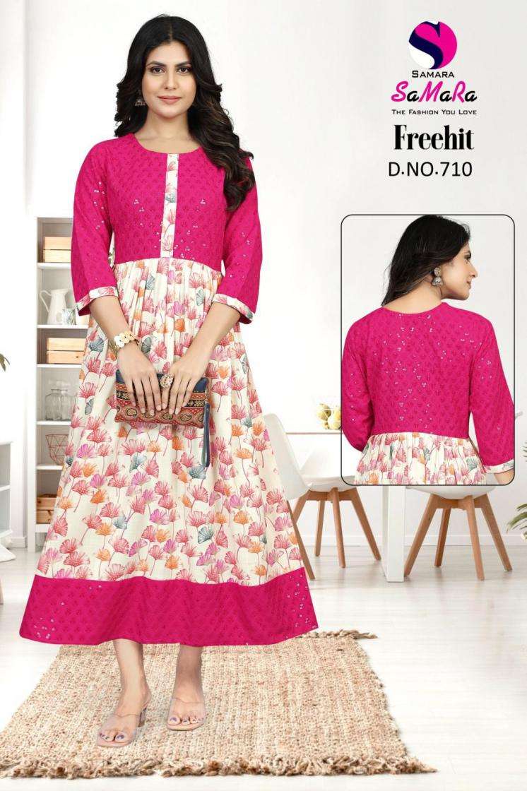 samara KURTI FREEHIT VOL 2 PRINTED KURTI WHOLESALER 