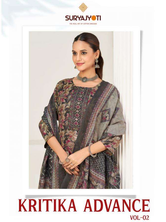 Suryajyoti KURTI KRITIKA ADVANCE VOL 2 PRINTED KURTI WHOLESALER 