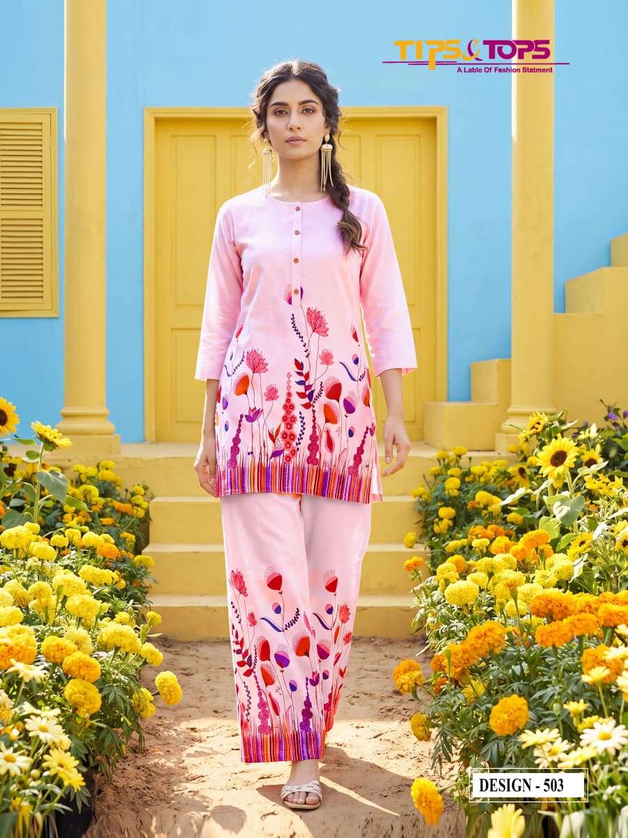 TIPS & TOPS SUMMER BEAUTY Vol 05 PRINTED KURTI WHOLESALER 