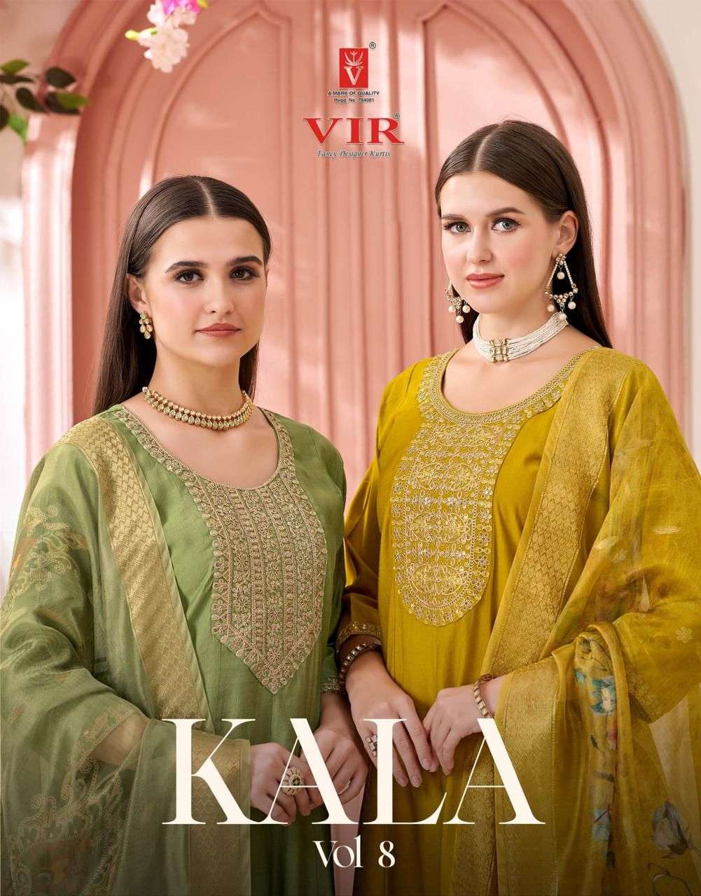 VIR KURTI KALA VOL 8 PRINTED KURTI WHOLESALER 