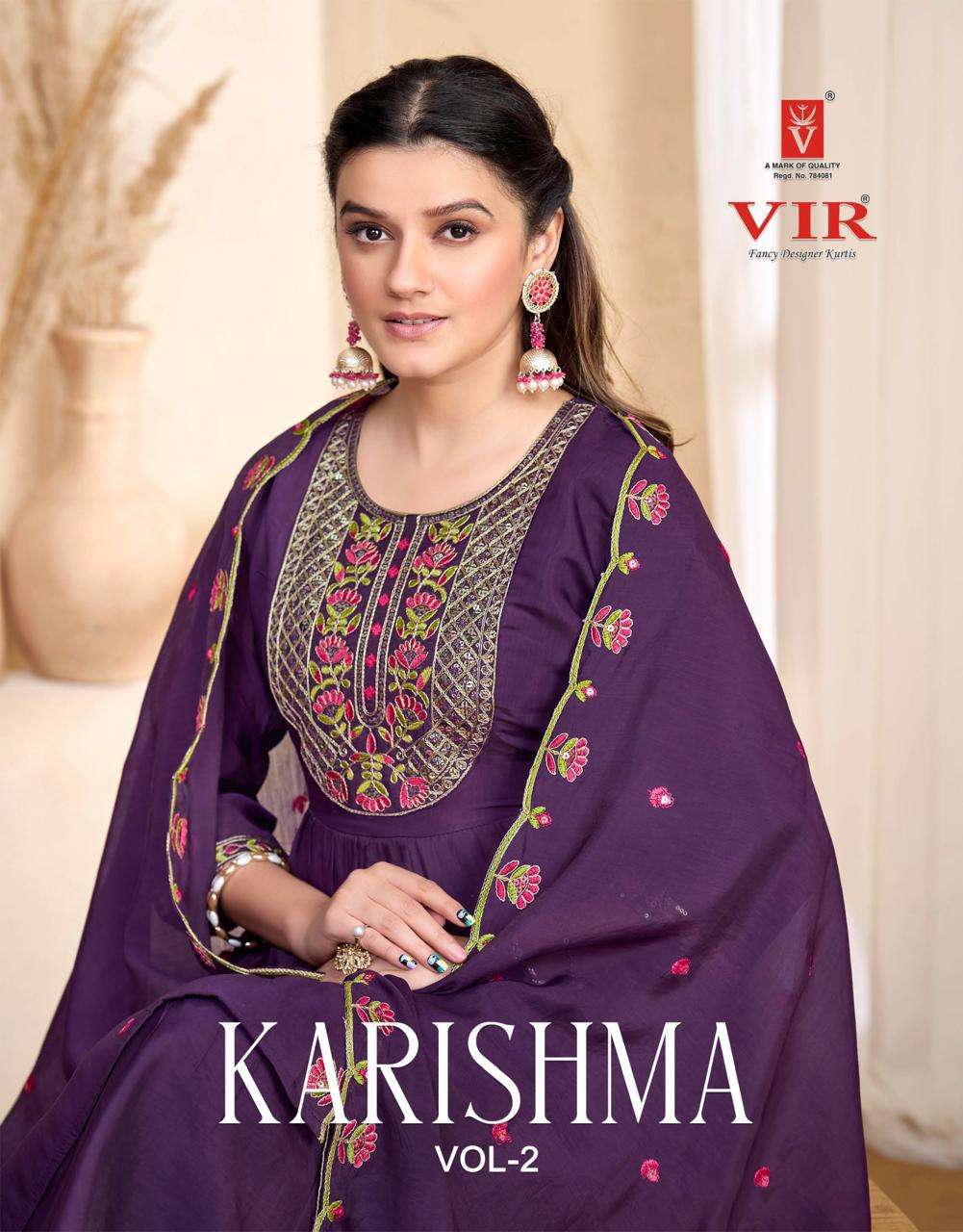 VIR KURTI KARISHMA VOL 2 PRINTED KURTI WHOLESALER 
