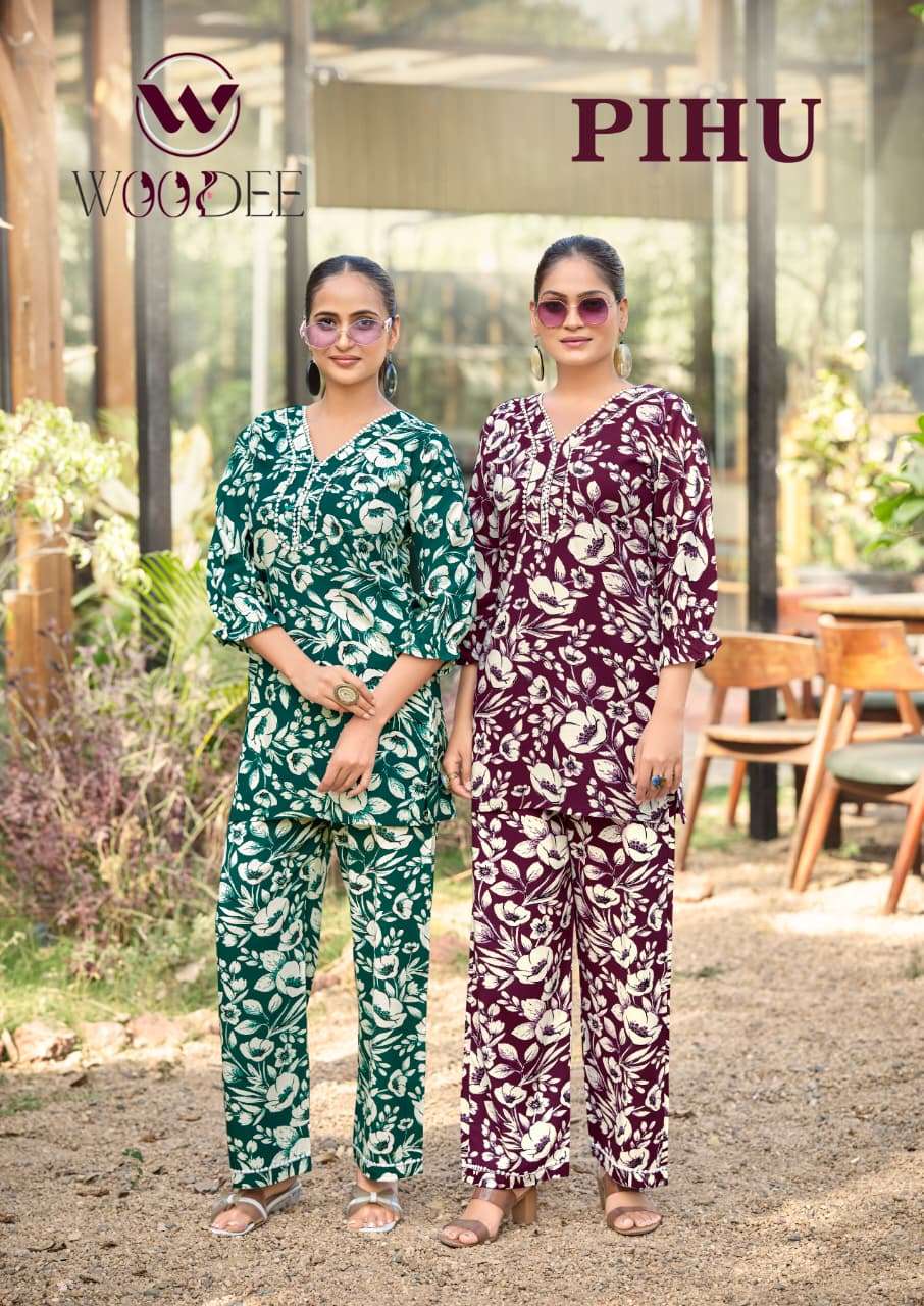 WOODEE KURTI PIHU PRINTED KURTI WHOLESALER 