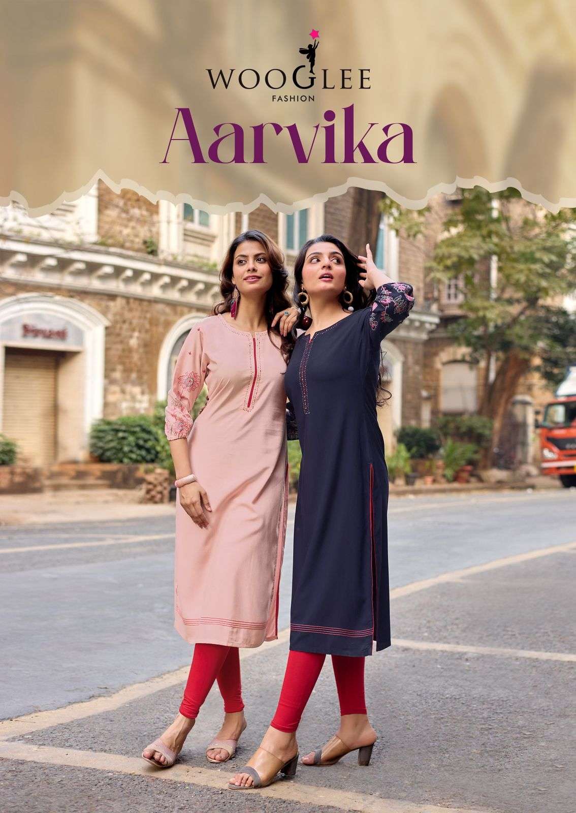 WOOGLEE KURTI Aarvika PRINTED KURTI WHOLESALER 