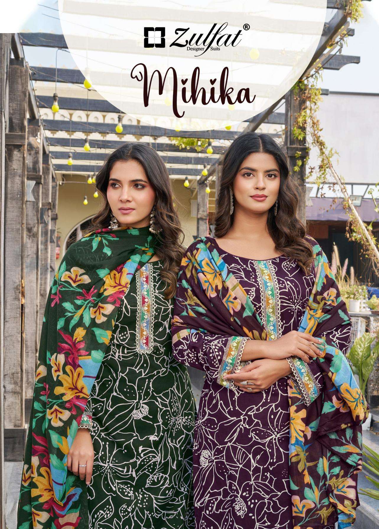 ZULFAT SUIT MIHIKA PRINTED KURTI WHOLESALER