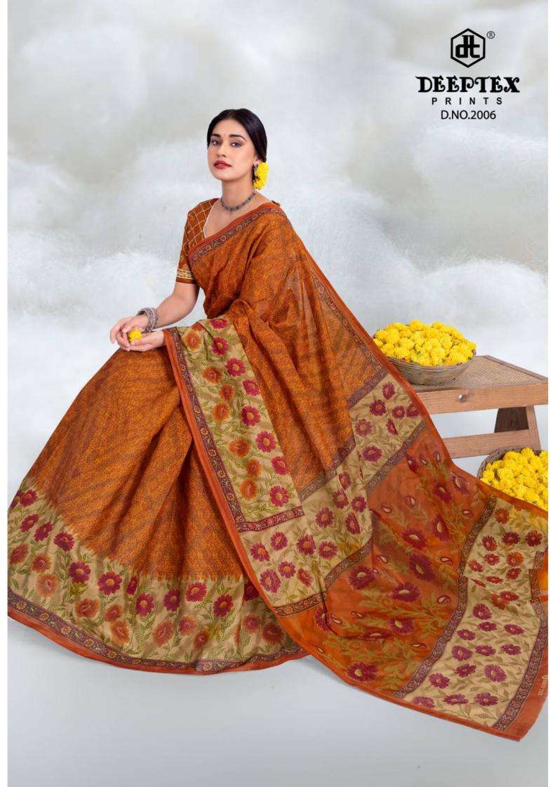 Deeptex SAREES prime time vol 20  PRINTED KURTI WHOLESALER 