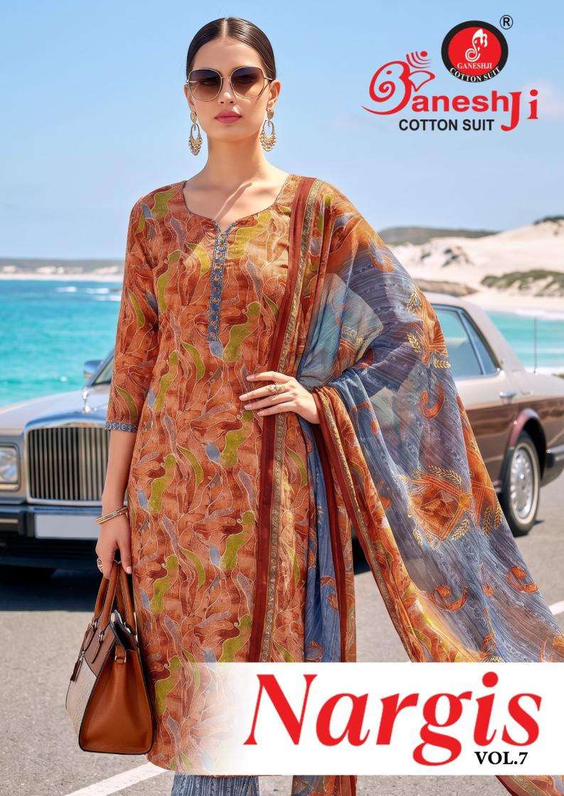 Ganeshji KURTI NARGIS VOL 7 PRINTED KURTI WHOLESALER 