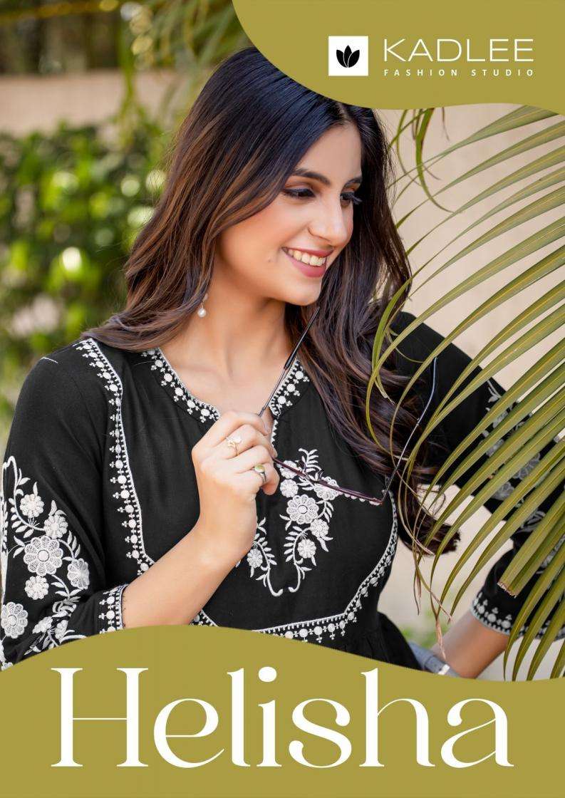 kadlee KURTI helisha PRINTED KURTI WHOLESALER 