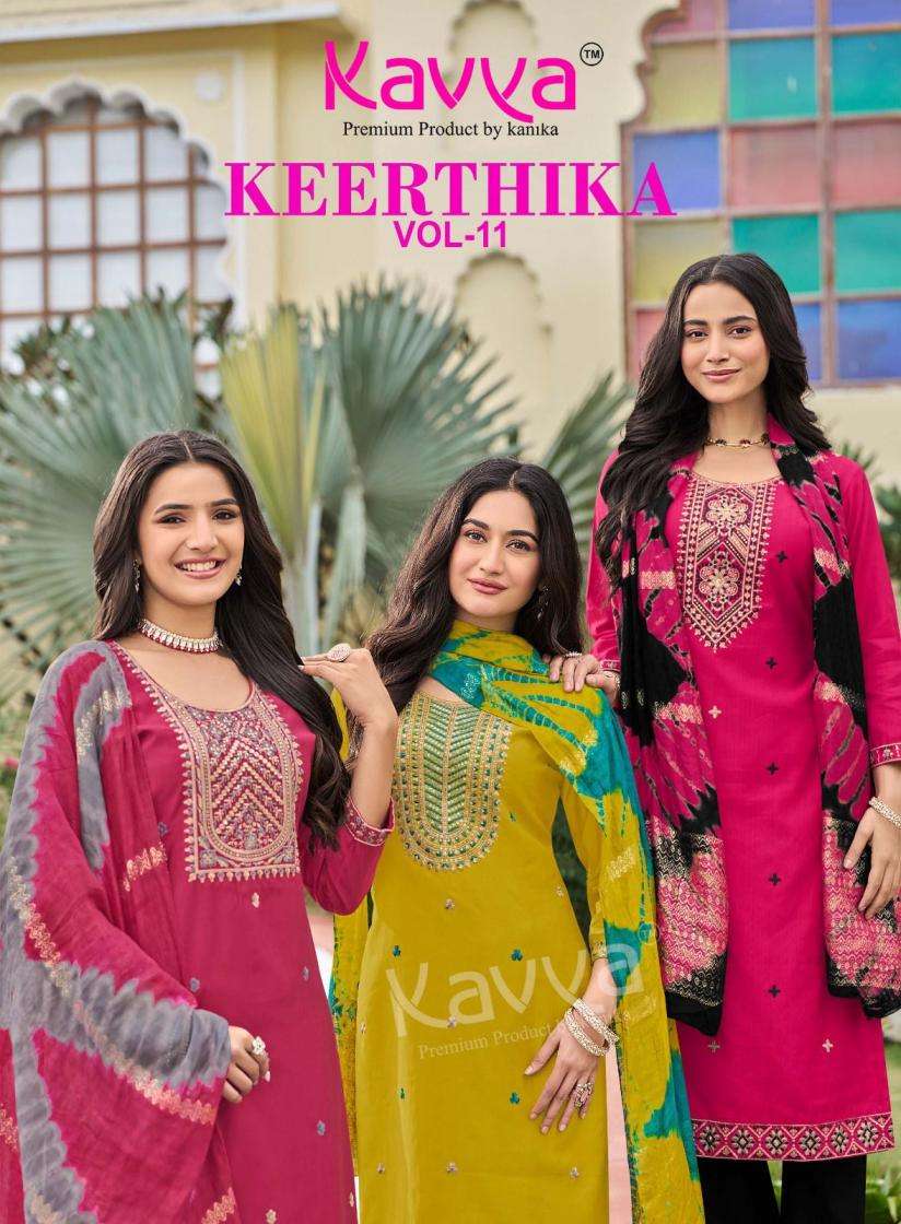 kavya KURTI keerthika vol 11 PRINTED KURTI WHOLESALER 