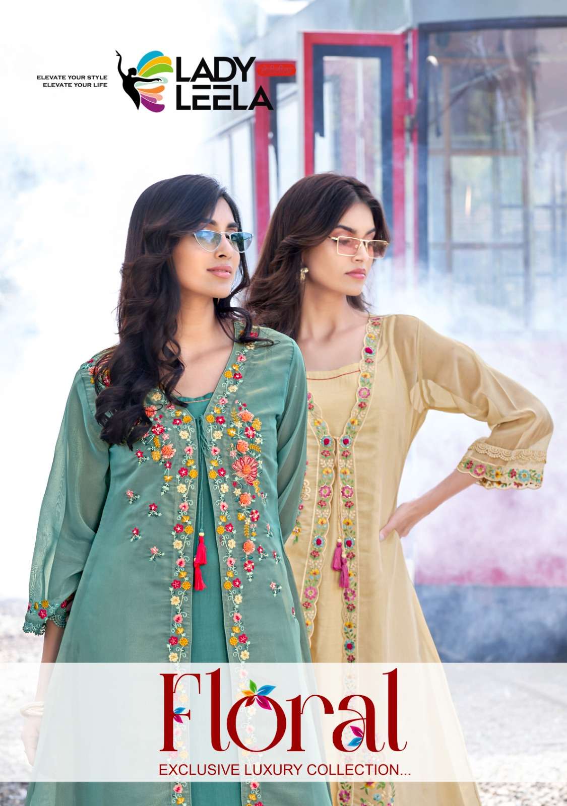 LADY LEELA FLORAL PRINTED KURTI WHOLESALER 