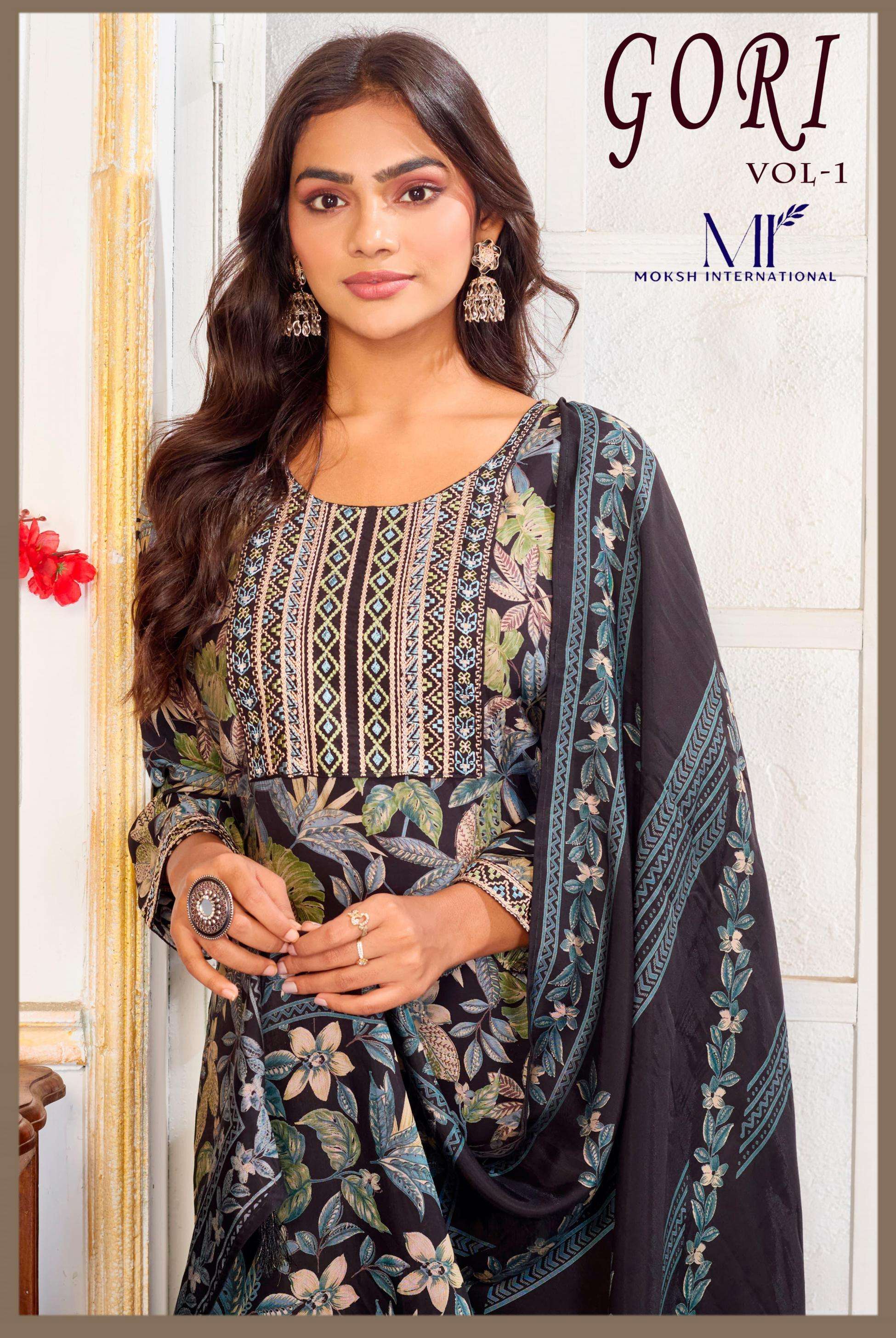 MOKSH KURTI GORI VOL-1 PRINTED KURTI WHOLESALER 