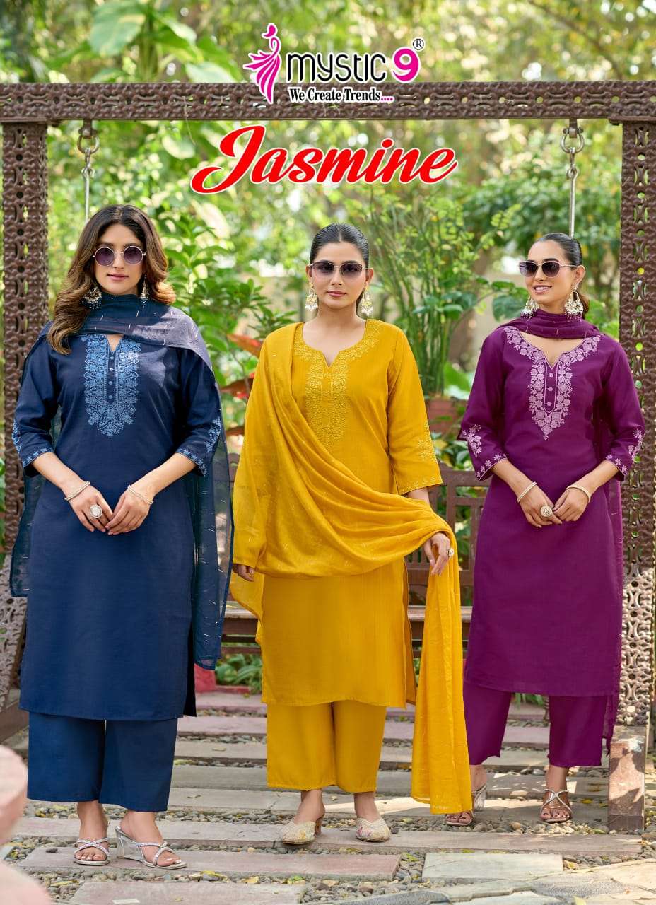 MYSTIC 9 KURTI JASMINE VOL 1 PRINTED KURTI WHOLESALER 