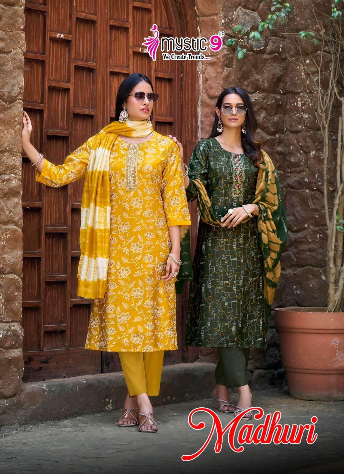 MYSTIC 9 KURTI MADHURI VOL 1  PRINTED KURTI WHOLESALER 