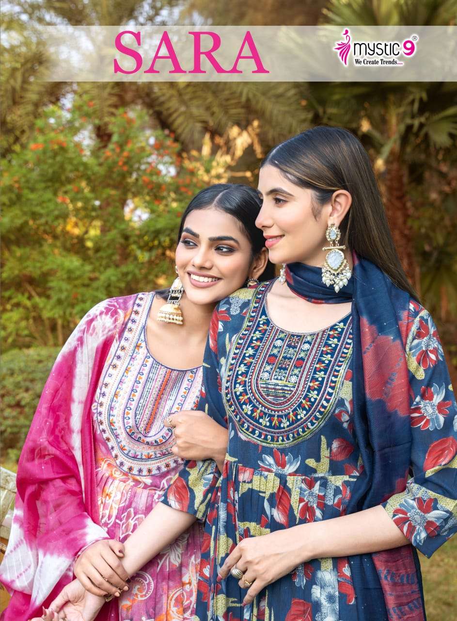 MYSTIC 9 KURTI SARA VOL 20 PRINTED KURTI WHOLESALER 