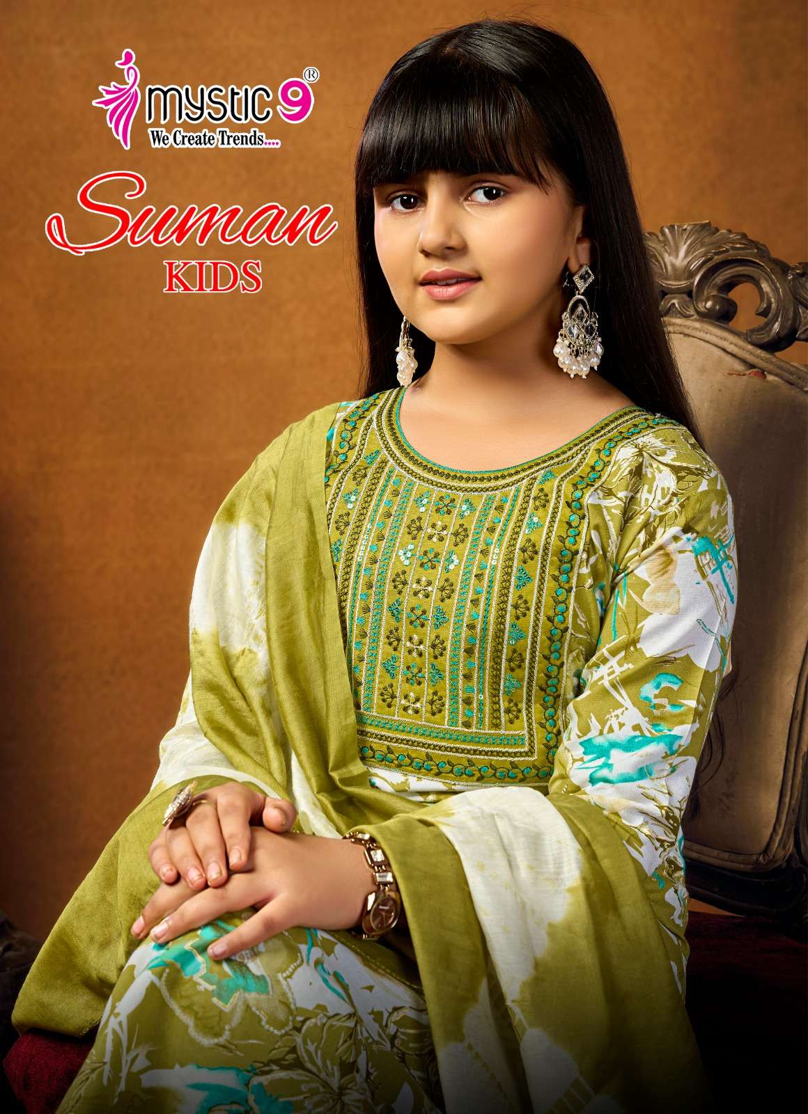MYSTIC 9 KURTI SUMAN (KIDS) VOL 1 PRINTED KURTI WHOLESALER 