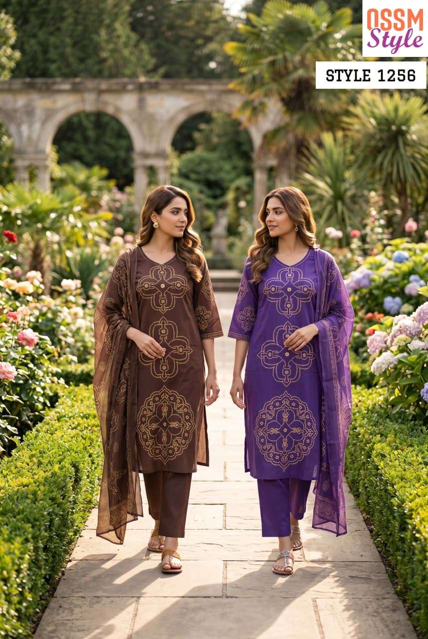 OSSM KURTI Style no. 196, 197, 1256 COMBO PRINTED KURTI WHOLESALER 