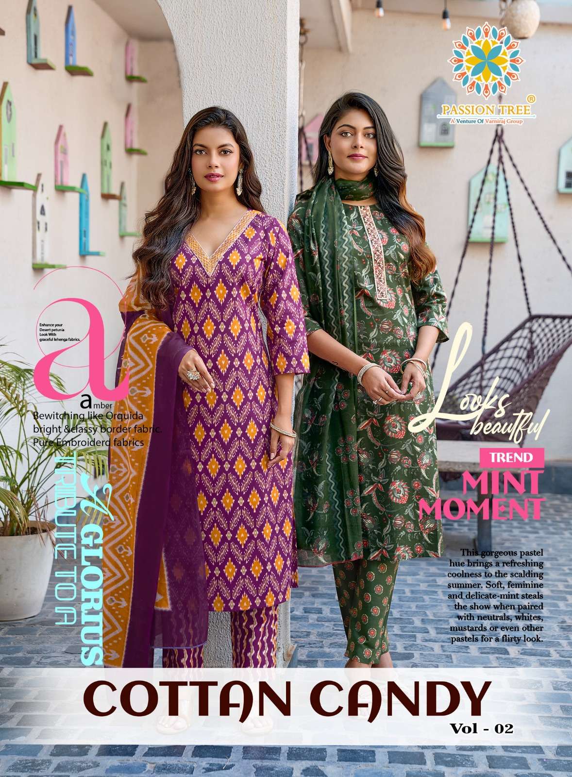 PASSION TREE COTTON CANDY VOL-2 PRINTED KURTI WHOLESALER 