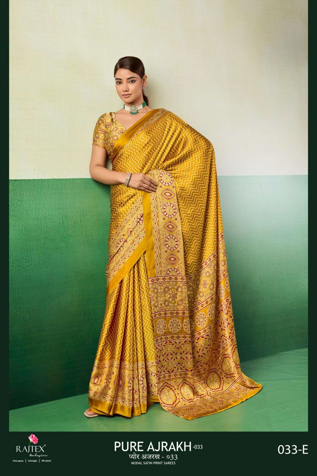 Rajtex  SAREES Pure Ajrakh 033 PRINTED KURTI WHOLESALER 
