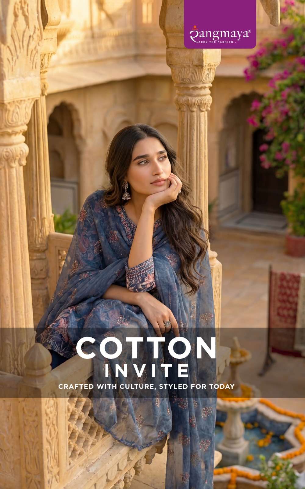 Rangmaya KURTI COTTON INVITE PRINTED KURTI WHOLESALER 