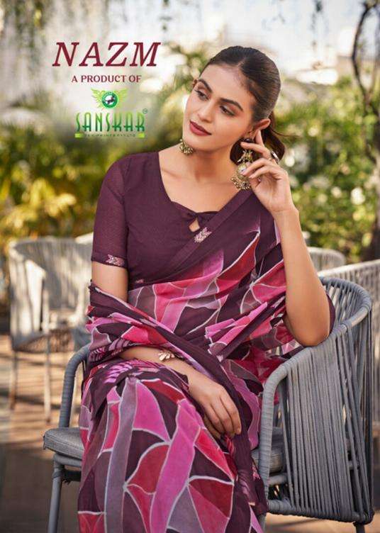 sanskar SAREES nazm PRINTED KURTI WHOLESALER 