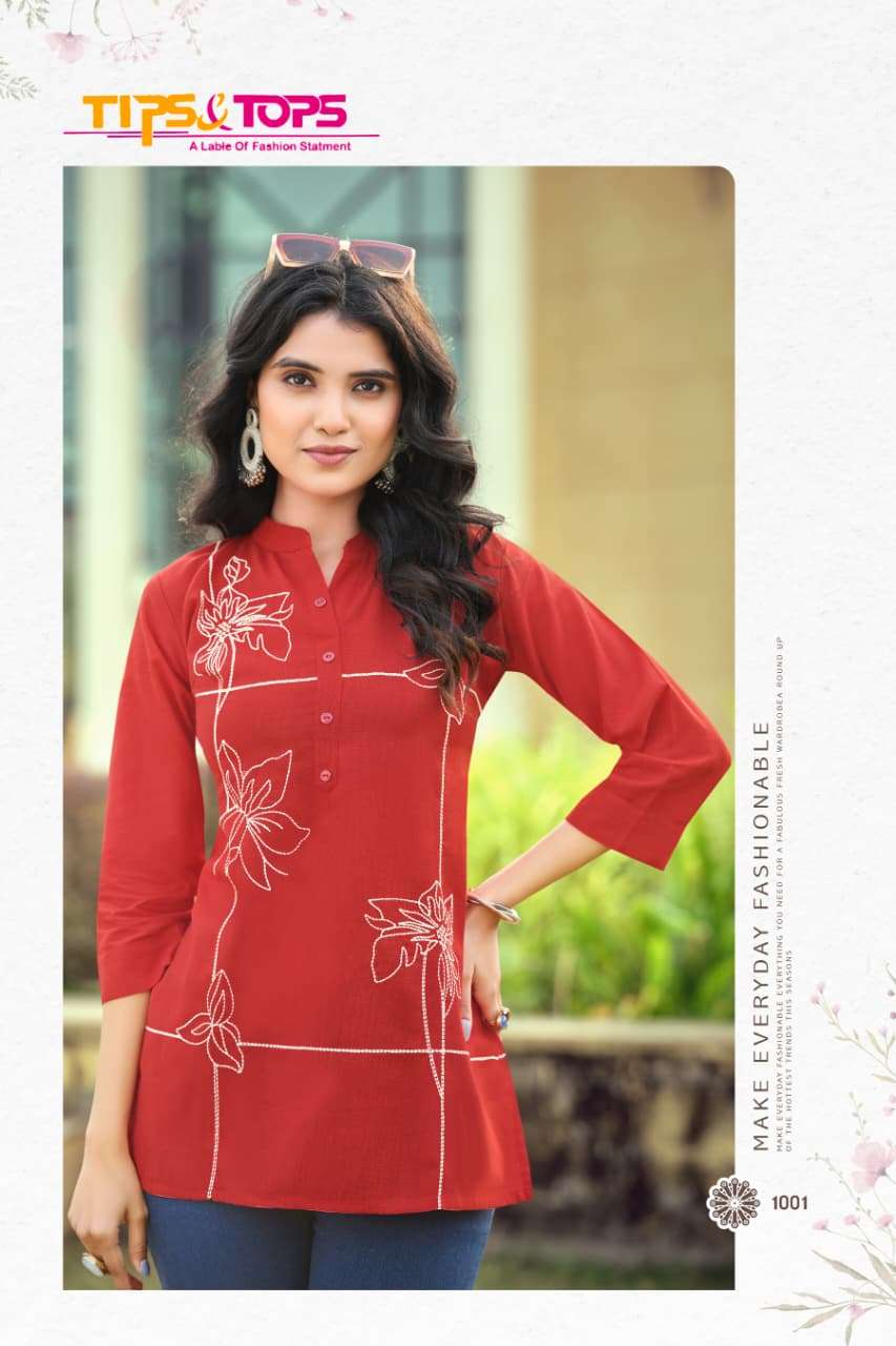 Tips And Tops Summer Shorts PRINTED KURTI WHOLESALER 