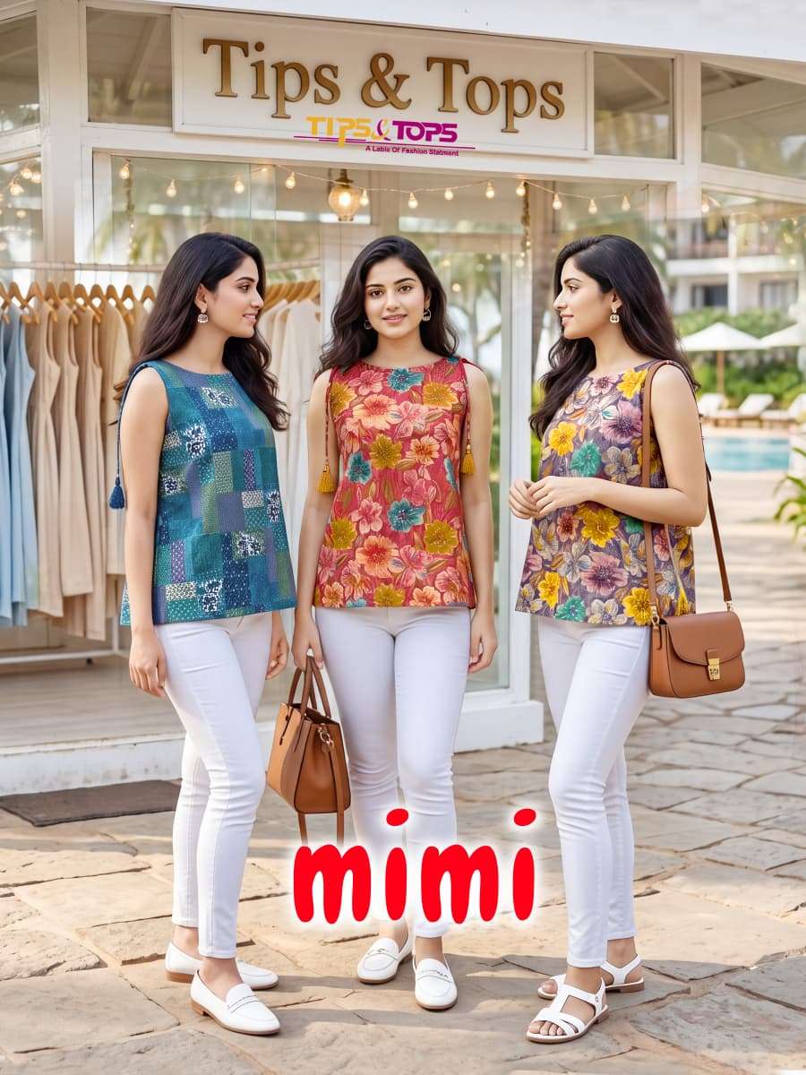 TIPS & TOPS MIMI PRINTED KURTI WHOLESALER 