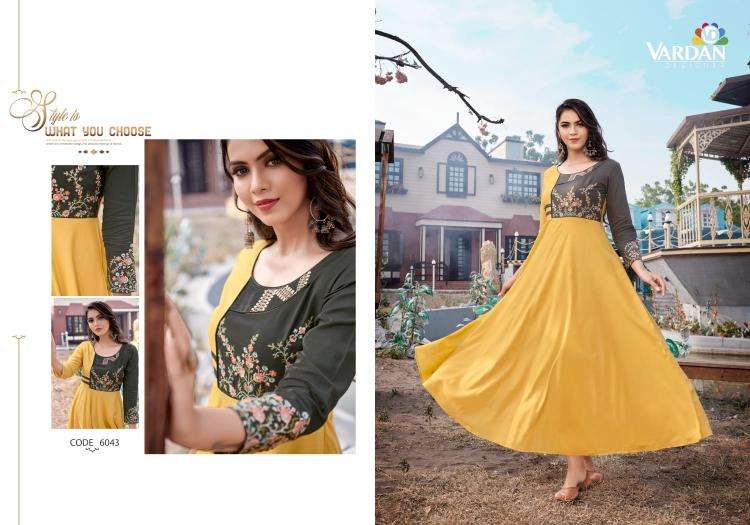 Vardan KURTI ravia vol 1 PRINTED KURTI WHOLESALER 