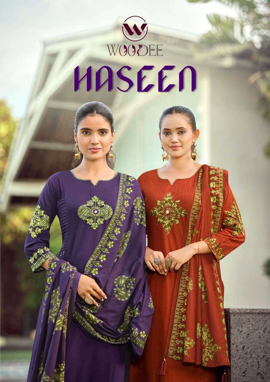 WOODEE KURTI HASEEN PRINTED KURTI WHOLESALER 