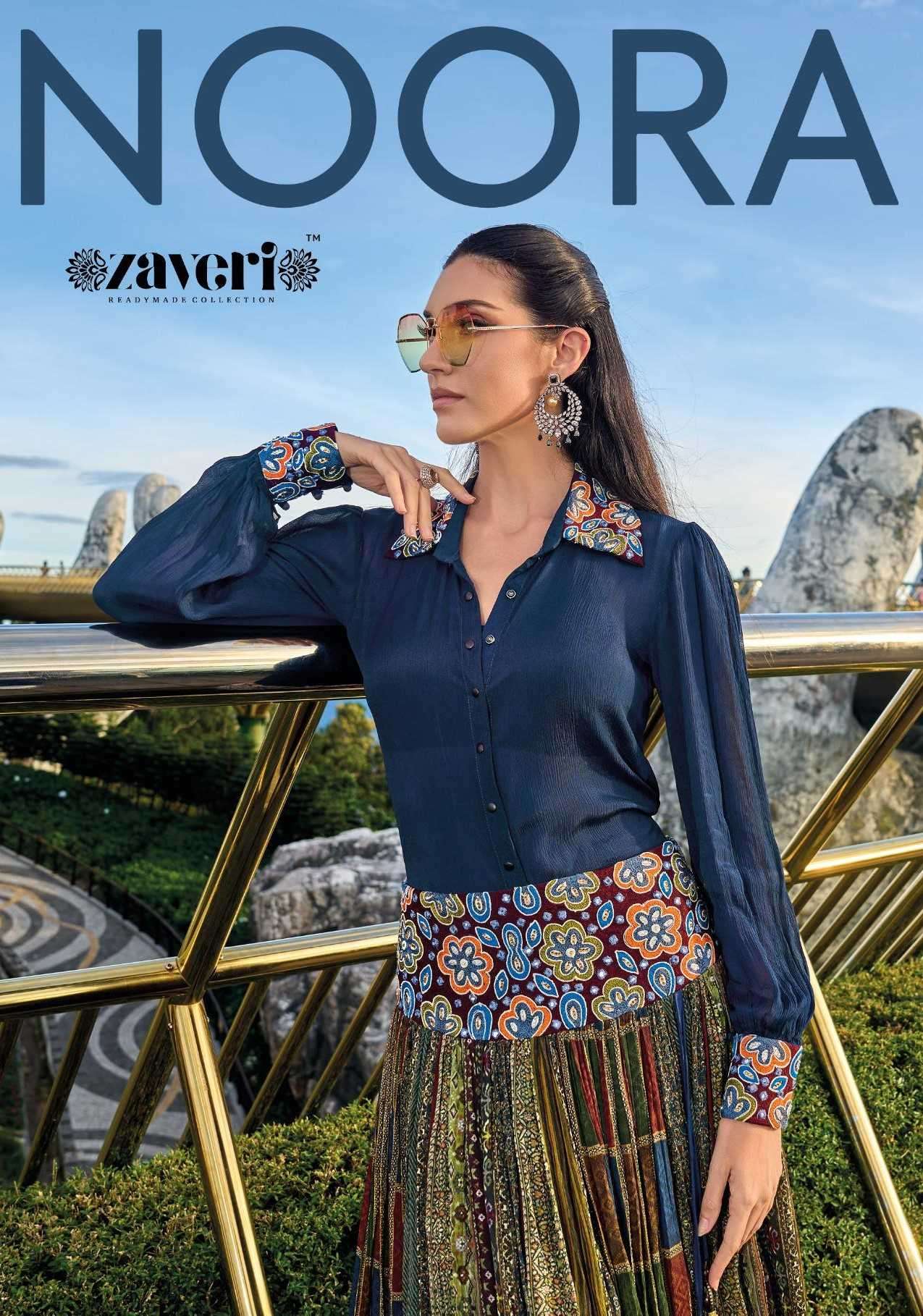 zaveri KURTI noora PRINTED KURTI  WHOLESALER 
