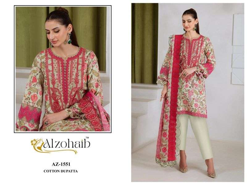 Alzohaib KURTI Zoya 1549 To 1552  PRINTED KURTI WHOLESALER 