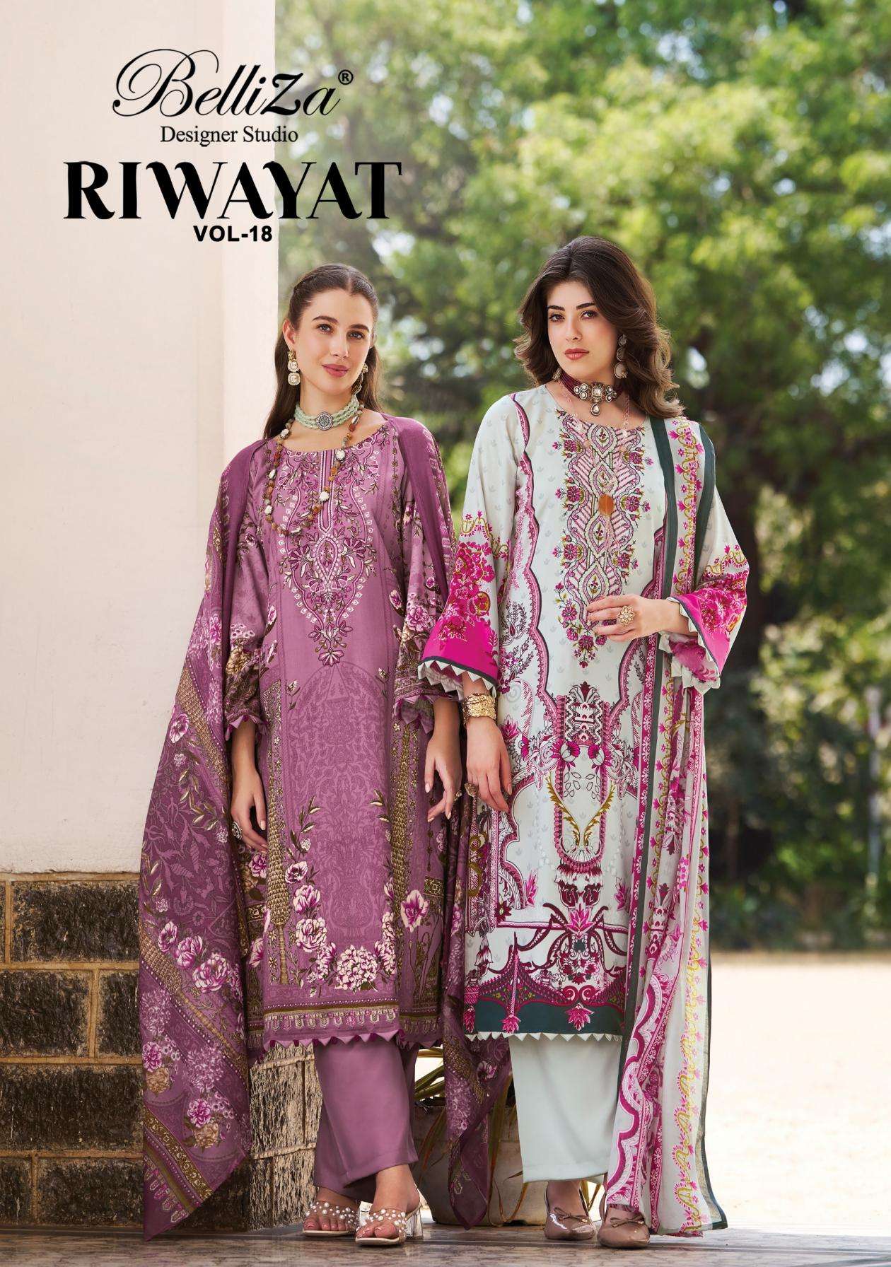 BelliZa KURTI riwayat vol 18 PRINTED KURTI WHOLESALER 