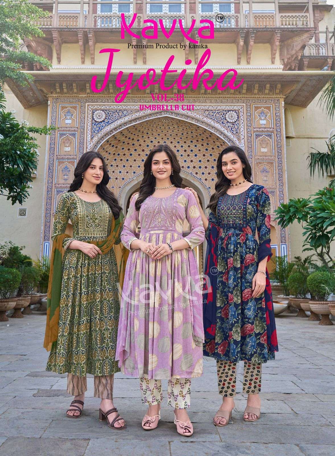 KAVYA  KURTI JYOTIKA VOL 38 PRINTED KURTI WHOLESALER 