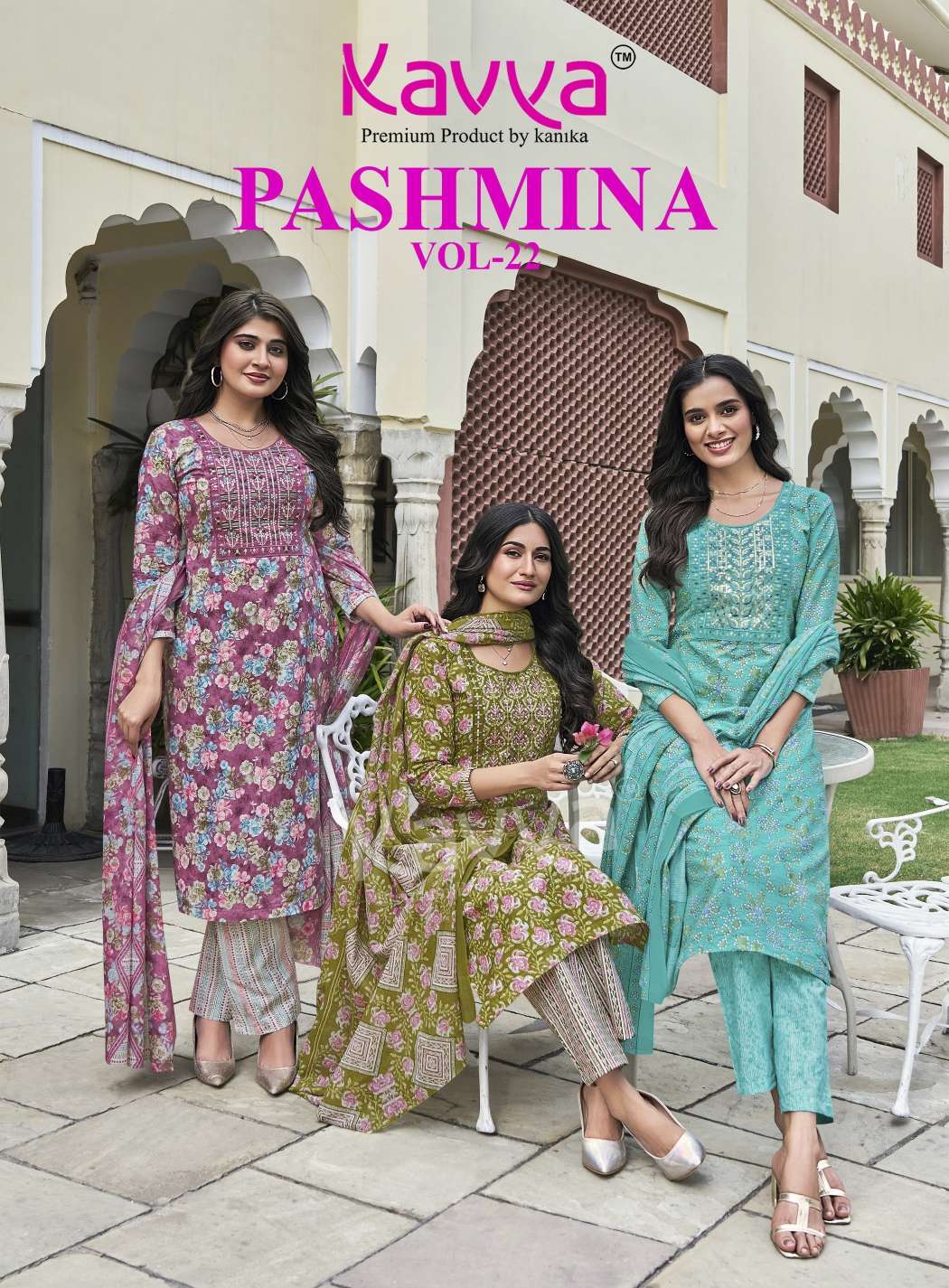 KAVYA  KURTI PASHMINA vol 22 PRINTED KURTI WHOLESALER 