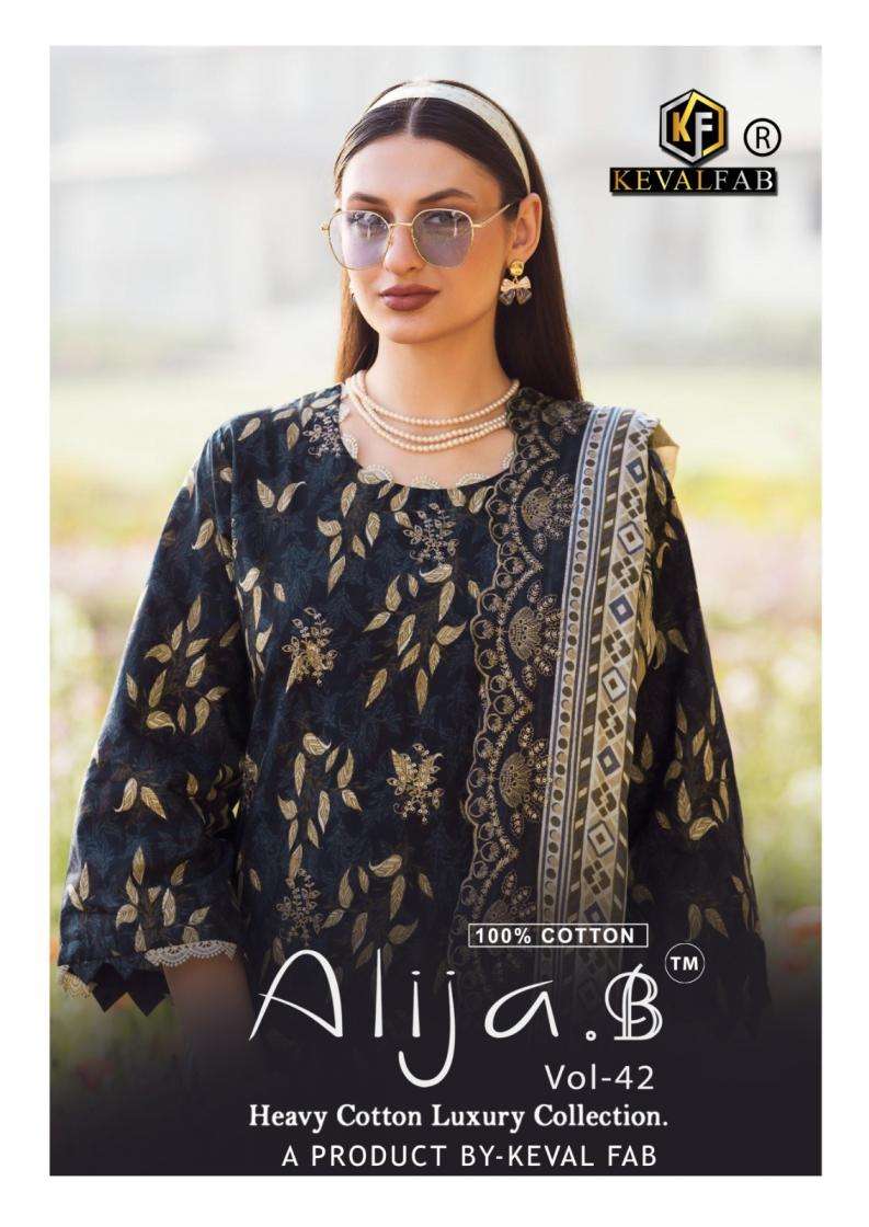 keval fab alija b vol 42 PRINTED KURTI WHOLESALER 