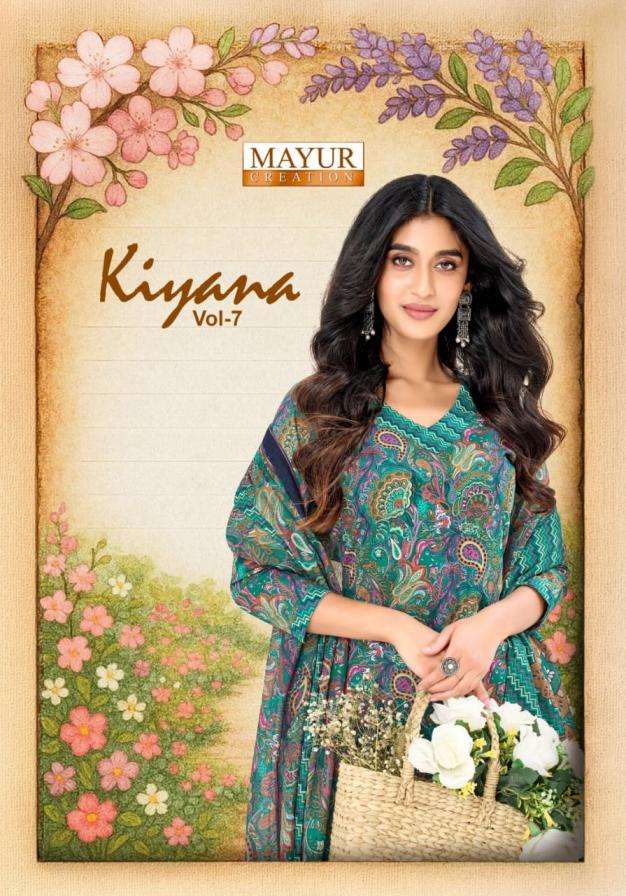 mayur KURTI kiyana vol 7 PRINTED KURTI WHOLESALER 