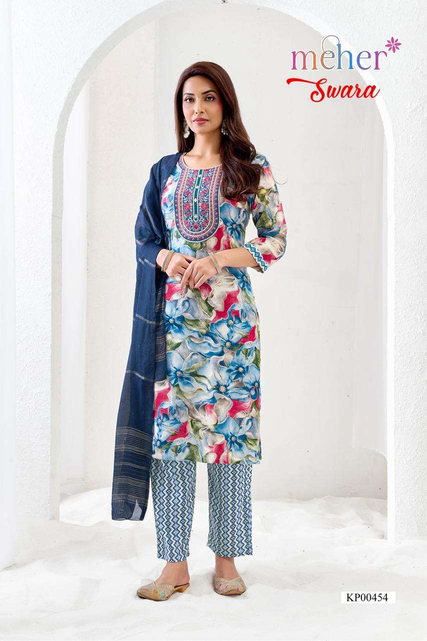 MEHER KURTI SWARA  PRINTED KURTI WHOLESALER 