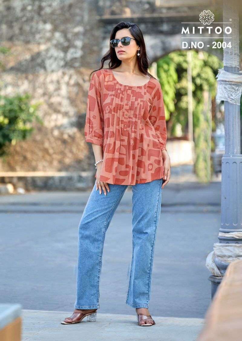 Mittoo KURTI Crispy PRINTED KURTI WHOLESALER 
