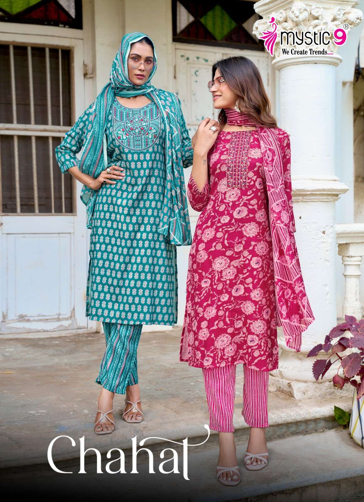 MYSTIC 9 KURTI CHAHAT VOL 2 PRINTED KURTI WHOLESALER 