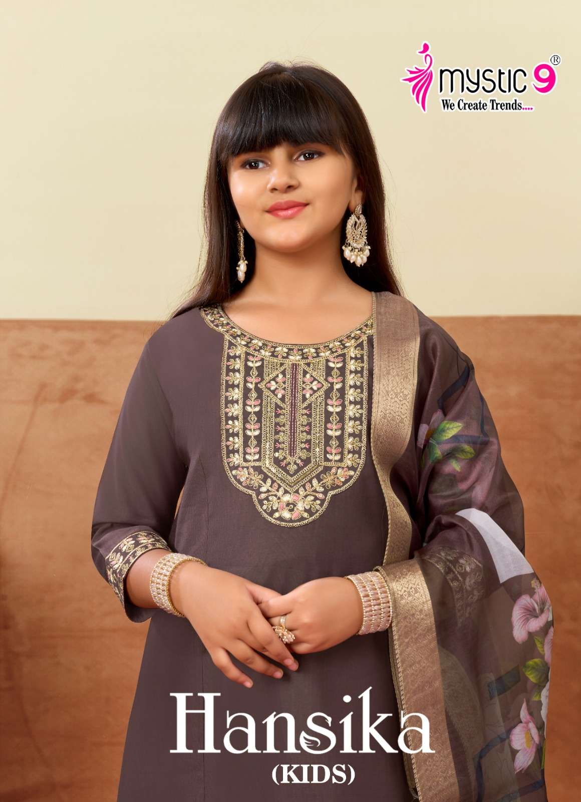 MYSTIC 9 KURTI HANSIKA (KIDS) VOL 3  PRINTED KURTI WHOLESALER 