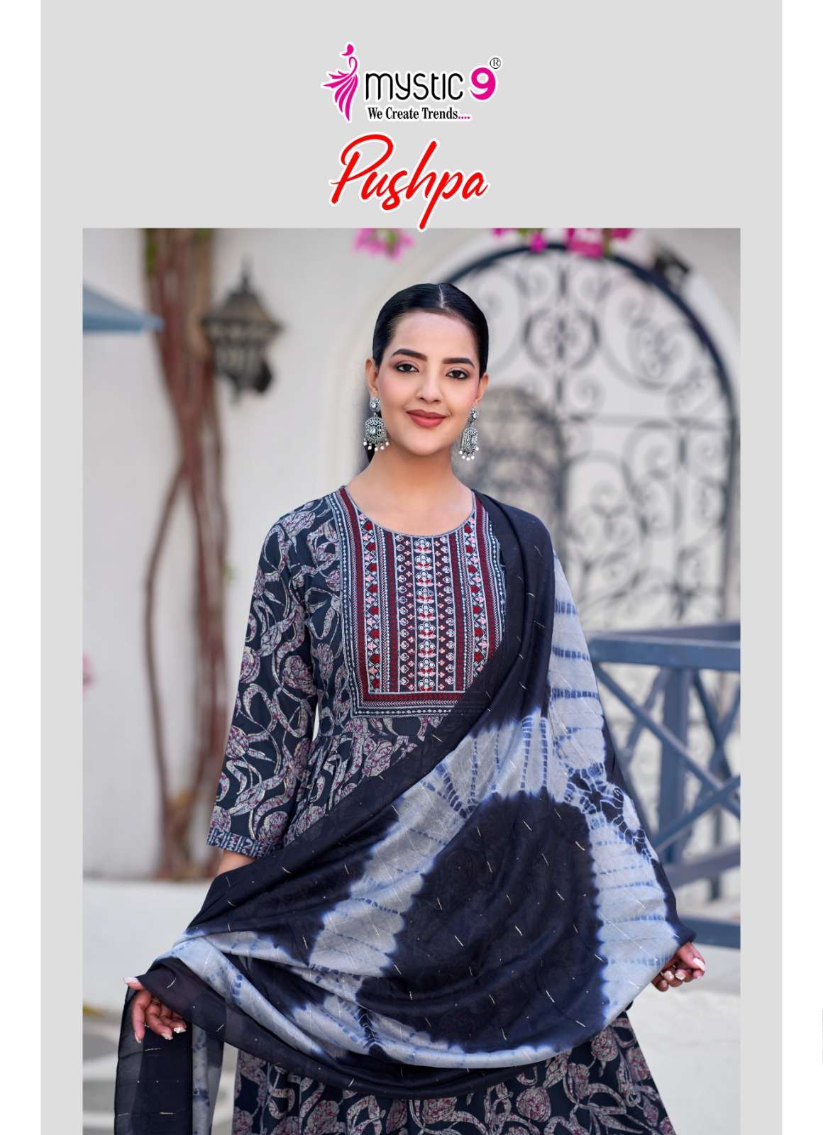 MYSTIC 9 KURTI PUSHPA VOL 14  PRINTED KURTI WHOLESALER 