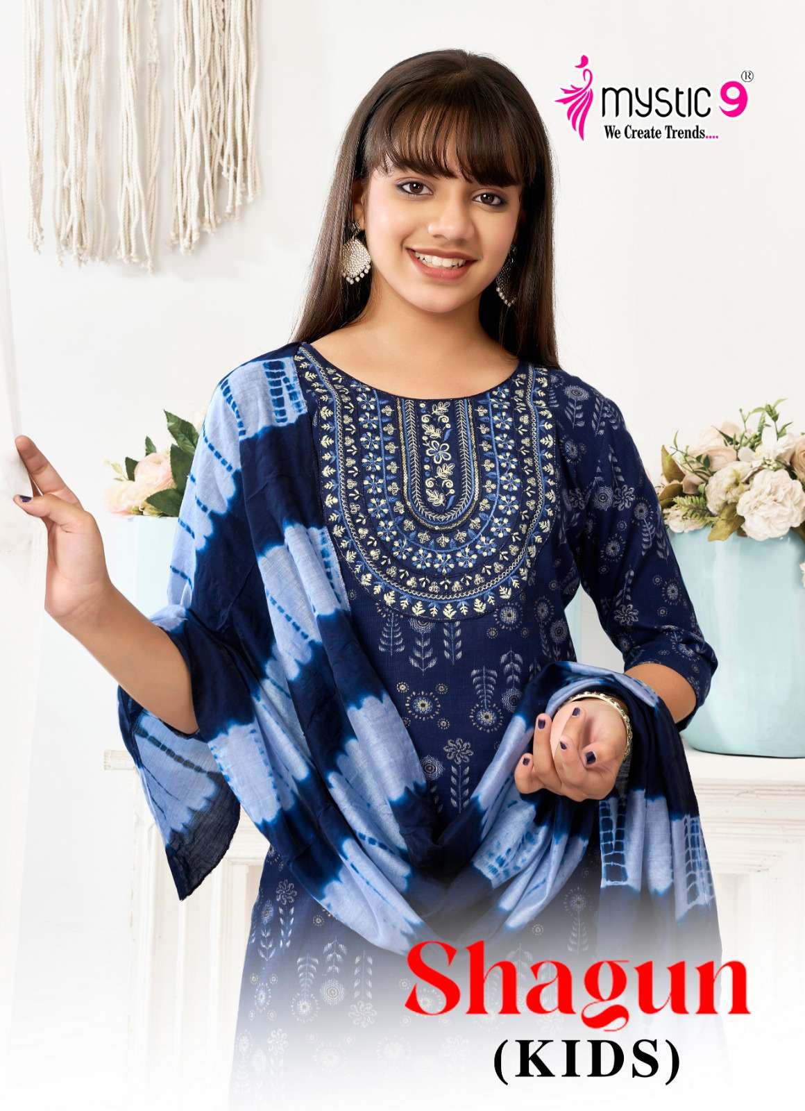 MYSTIC 9 KURTI SHAGUN (KIDS) VOL 4 PRINTED KURTI WHOLESALER 